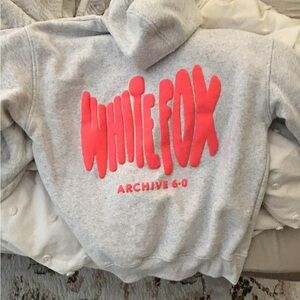 White Fox medium hoodie